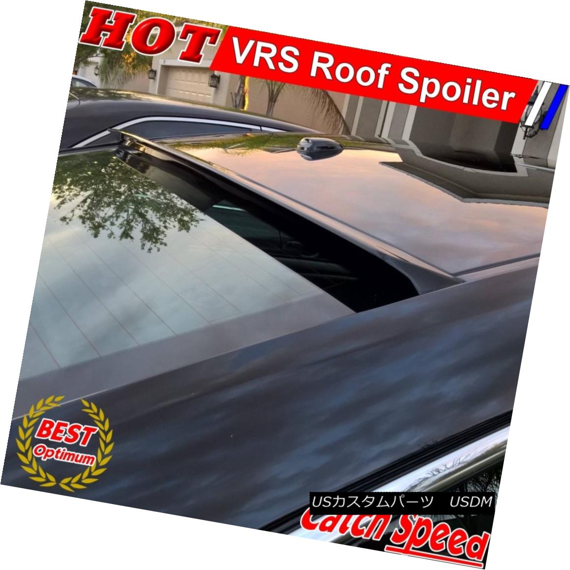 エアロパーツ Painted VRS Style Rear Roof Spoiler Wing For Ford Taurus SHO Sedan 2010-2015 フォードトーラスSHOセダン2010-2015のための彩色されたVRSスタイルのリアルーフスポイラーウィング 【並行輸入品】
