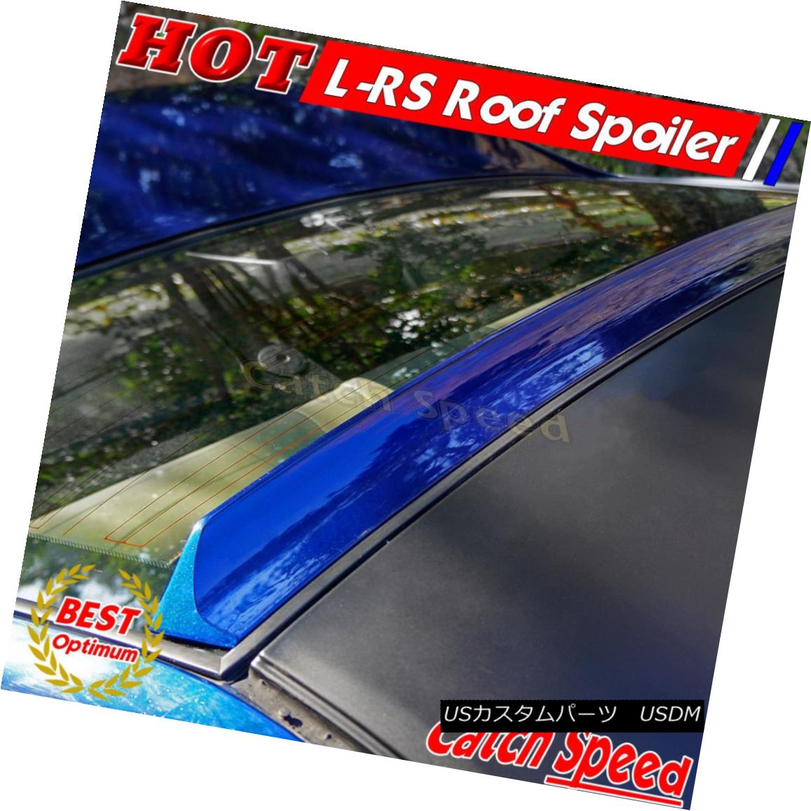 エアロパーツ Flat Black LRS Type Rear Roof Spoiler Wing For Honda Accord 2003-2007 Coupe ? ホンダアコード2003-2007クーペのフラットブラックLRSタイプリアルーフスポイラーウイング？ 【並行輸入品】