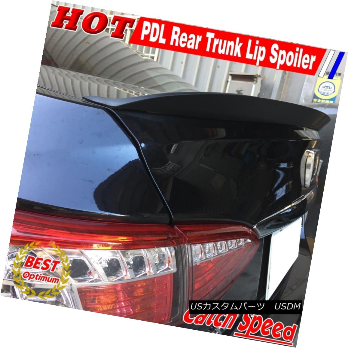 エアロ部 Painted P Type Rear Trunk Lip Spoiler Wing For Dodge Challenger 08 15 Coupe ドッジチャレンジャー08 15クーペの悧巧の丹青されたp種類の裏手トランクリップスポイラーウイング Pghintheround Com