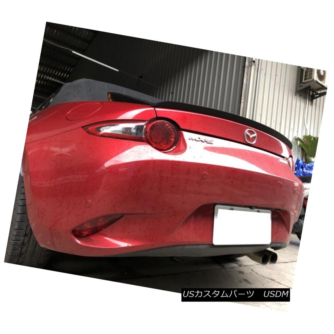 エアロパーツ Painted 244SG Trunk Lip Spoiler Wing For Mazda 16~18 MX-5 MX5 ND Convertible マツダ用塗装244SGトランクリップスポイラーウィング16?18 MX-5 MX5 NDコンバーチブル 【並行輸入品】