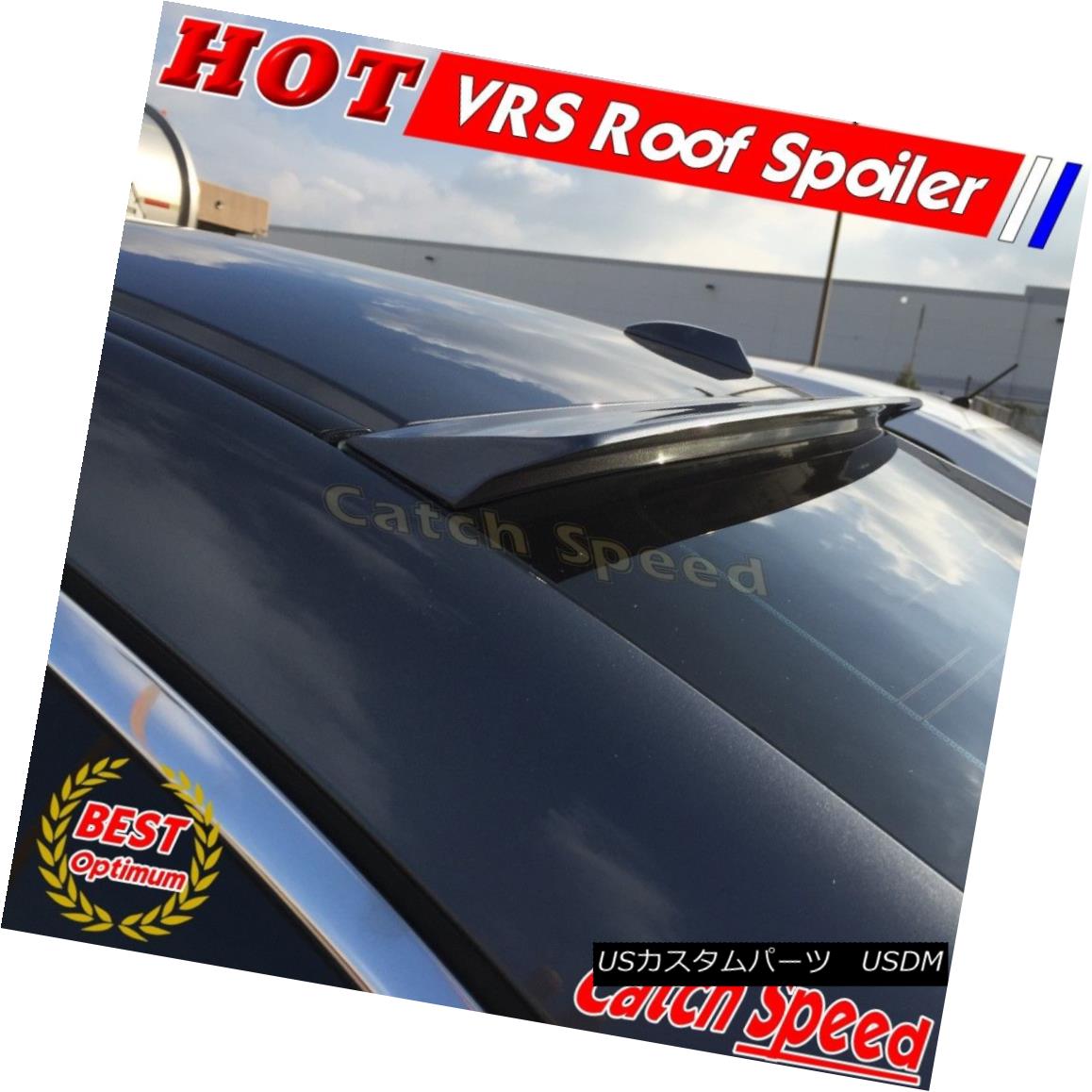 エアロパーツ Flat Black VRS Type Rear Roof Spoiler Wing For NISSAN 370Z Nismo Coupe 2013-16 NISSAN 370Z Nismo Coupe用フラットブラックVSタイプリアルーフスポイラーウィング2013-16 【並行輸入品】