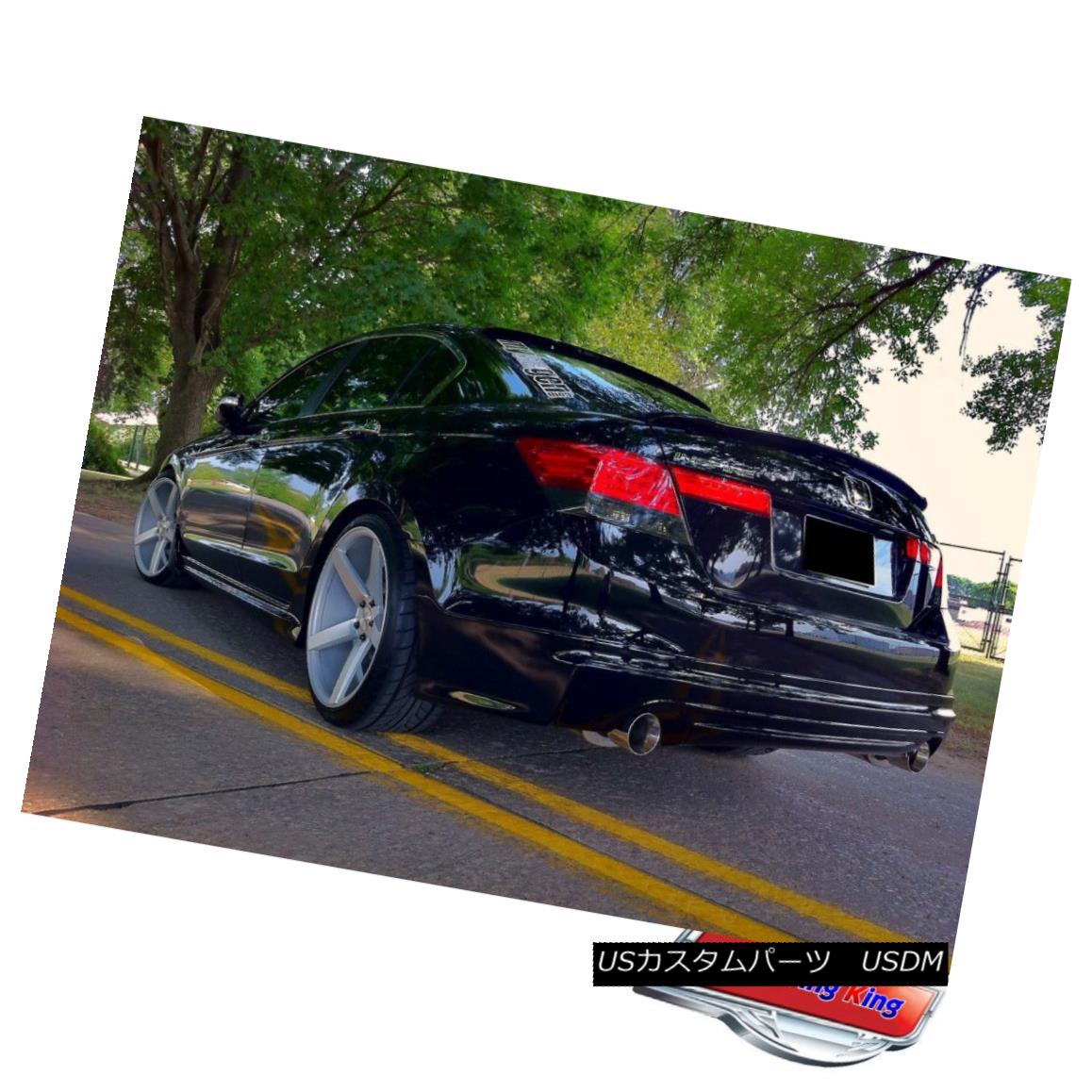 エアロパーツ HOT! Painted Honda Accord Sedan 2008~2012 Roof Spoiler + M Type Trunk Spoiler ? ホット！ 塗装ホンダアコードセダン2008?2012ルーフスポイラー+ Mタイプのトランク・スポイラー？ 【並行輸入品】