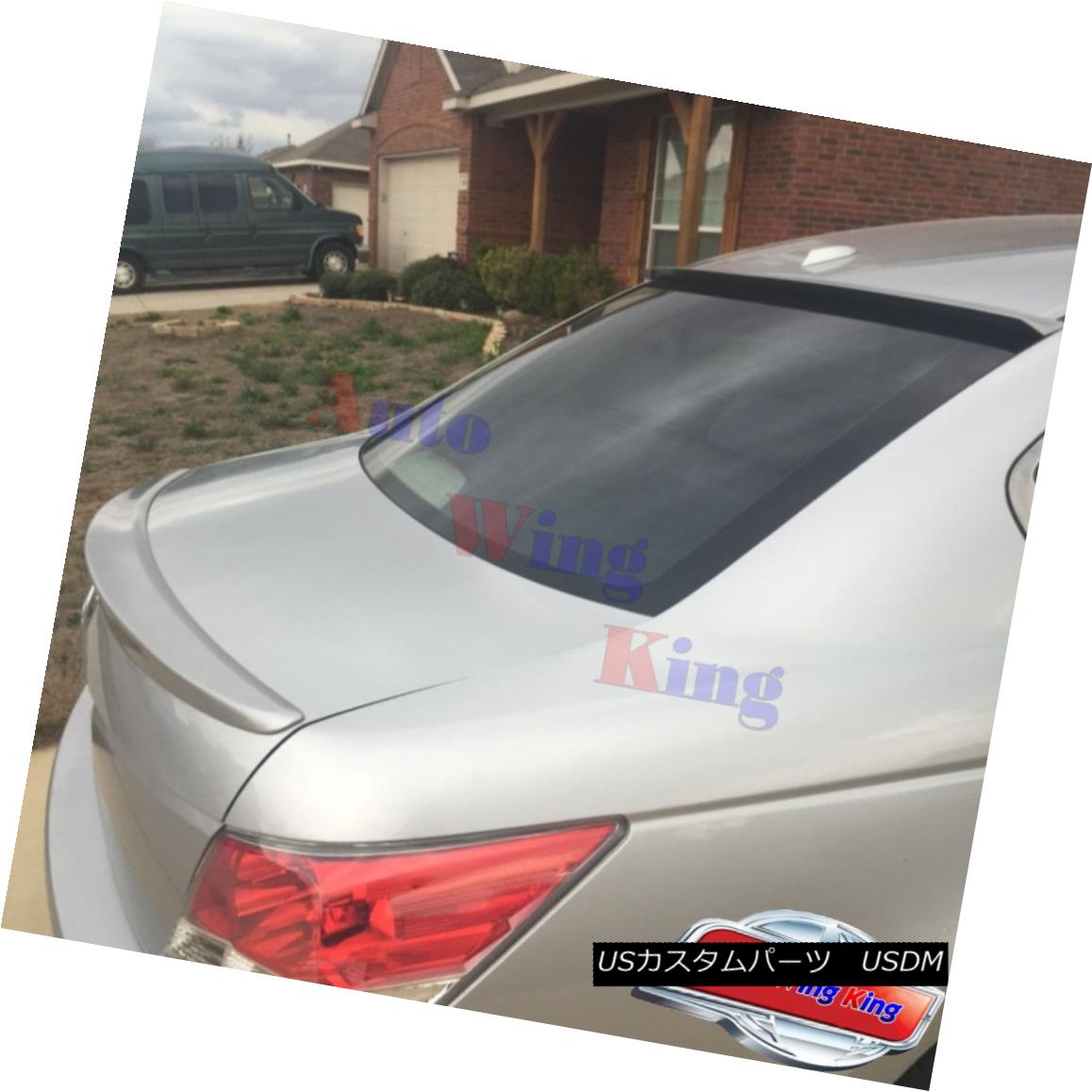 エアロパーツ Painted L Roof Spoiler + OE Type Trunk Spoiler For Honda Accord Sedan 2008~12 ? Honda Accord Sedanのルーフスポイラー+ OEタイプのトランク・スポイラーを塗装しました2008?12？ 【並行輸入品】
