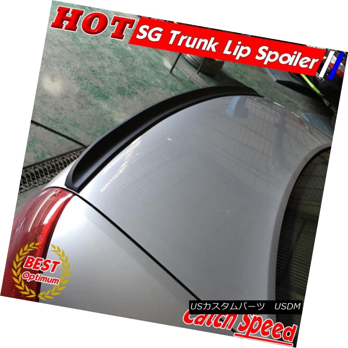 エアロパーツ Flat Black SG Type Rear Trunk Lip Spoiler Wing For Acura CL 2001 02 03 Coupe ? フラットブラックSGタイプリアトランクリップスポイラーウイングアキュラCL 2001 02 03クーペ？ 【並行輸入品】