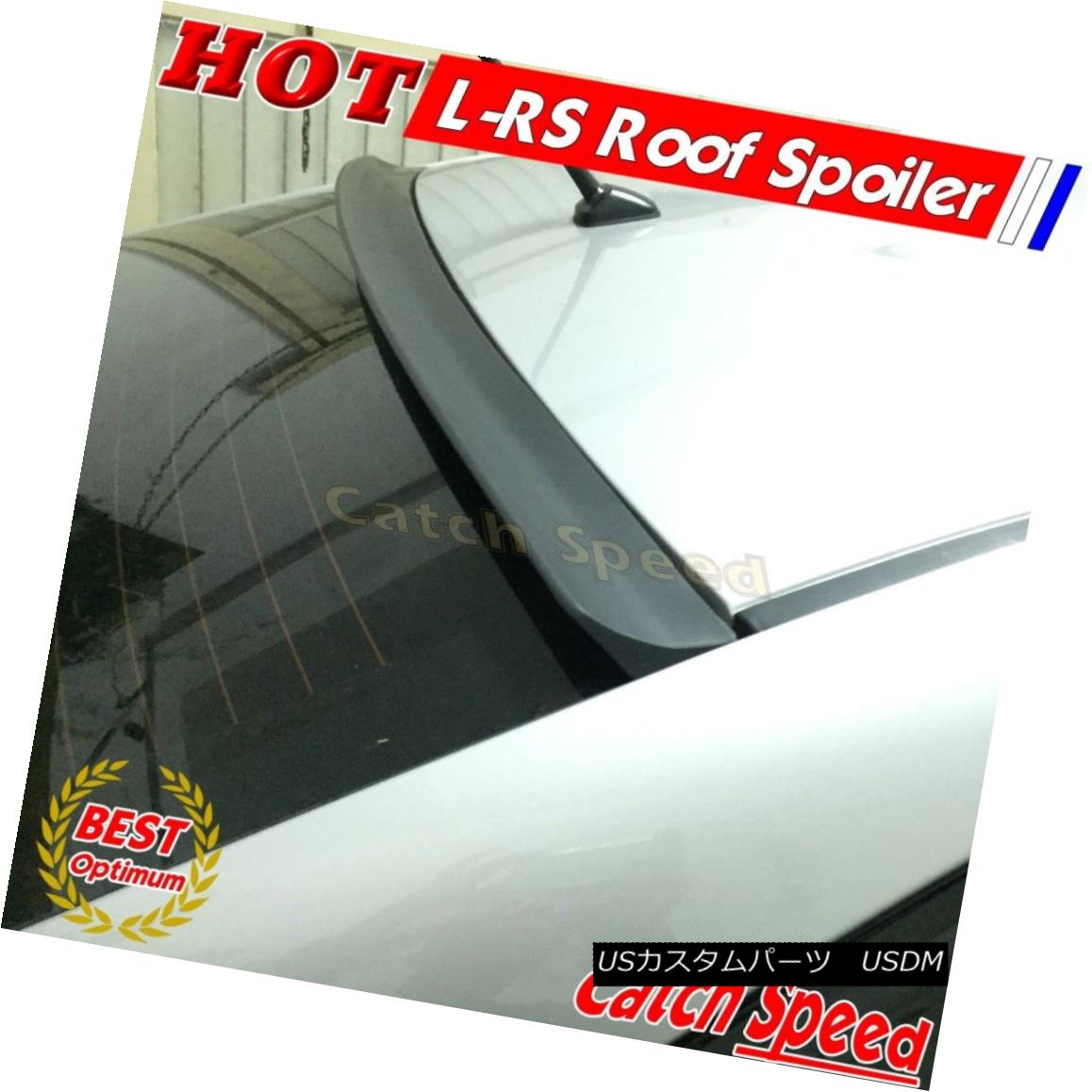 エアロパーツ Flat Black LRS Type Rear Roof Spoiler Wing For VOLKSWAGEN VENTO Sedan 2010-2015? VOLKSWAGEN VENTO Sedan 2010-2015のフラットブラックLRSタイプリアルーフスポイラーウィング？ 【並行輸入品】