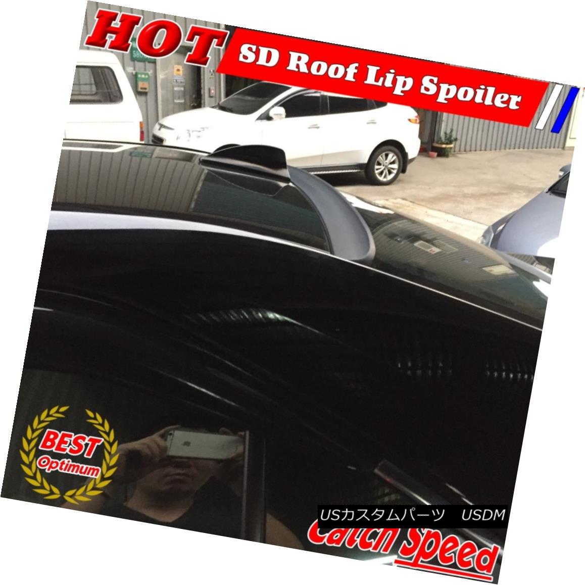 エアロパーツ Flat Black SD Style Rear Roof Spoiler For Toyota Prius 3th XW20 Sedan 2004~2009 トヨタ・プリウス用フラット・ブラックSDスタイルリア・ルーフ・スポイラー第3回XW20セダン2004?2009 【並行輸入品】