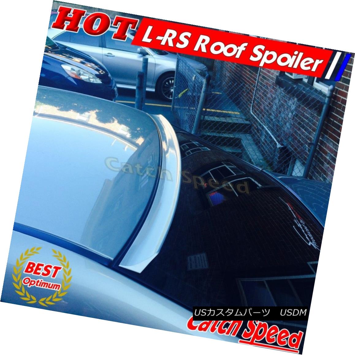 エアロパーツ Flat Black LRS Type Rear Roof Spoiler Wing For OPEL Astra G/B 1994~04 ? OPEL Astra G / B用フラットブラックLRSタイプリアルーフスポイラーウイング1994?04？ 【並行輸入品】