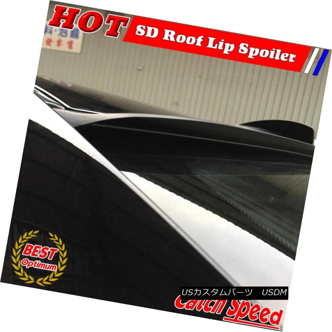 エアロパーツ Flat Black SD Style Rear Roof Spoiler Wing For Ford Fusion 2006~2009 Sedan フォードフュージョン用フラットブラックSDスタイルリアルーフスポイラーウィング2006?2009セダン 【並行輸入品】
