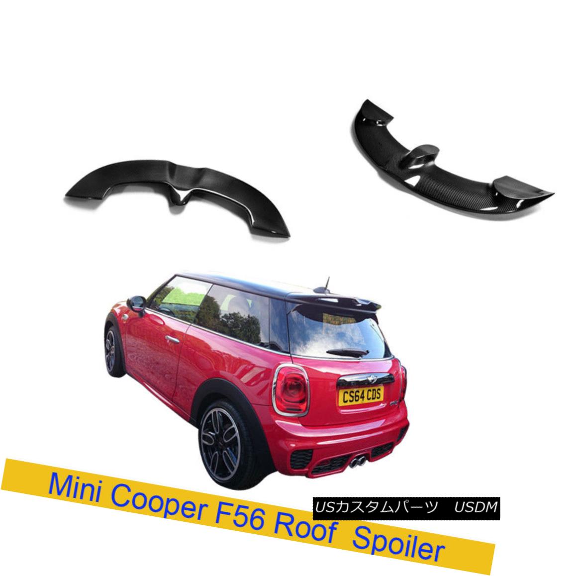 Roof Jcw Rear For Cooper Jcw リアスポイラー Mini パーツ エアロパーツ S F56 後部ルーフスポイラー ウイングリップミニf56クーパーsハッチバックjcwカーボンファイバー World倉庫 車用品 Spoiler Wing Lip店 Fiber 車用品 バイク用品 外装 エアロパーツ