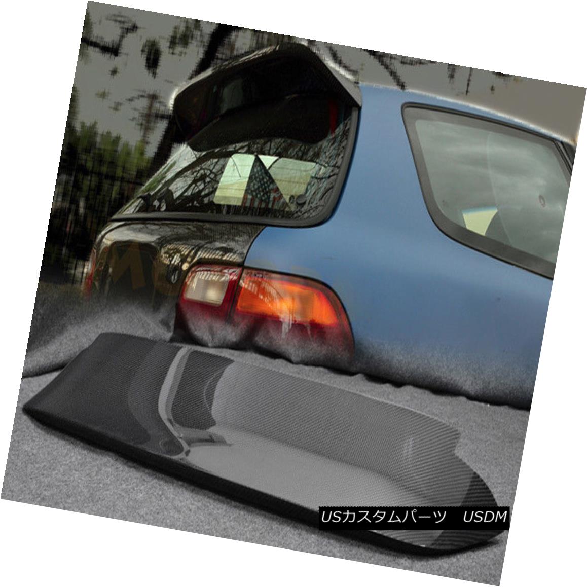 外装 エアロパーツ Rear Style Abc For Eg 車用品 バイク用品 Honda エアロパーツ Civic 92 95 車用品店 ホンダ用abcリアダックビルスポイラーウイング92 95 Duckbill Spoiler Wing Egシビックスポン スタイルカーボンファイバー World倉庫 Fiber パーツ