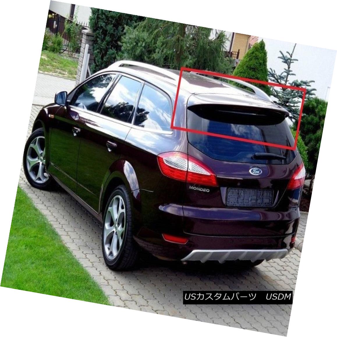 エアロパーツ FORD MONDEO 4 MK4 MKIV ESTATE / AVANT TITANIUM REAR ROOF SPOILER NEW フォードモンデオ4 MK4 MKIV ESTATE / AVANT TITANIUMリアルーフスポイラーNEW 【並行輸入品】
