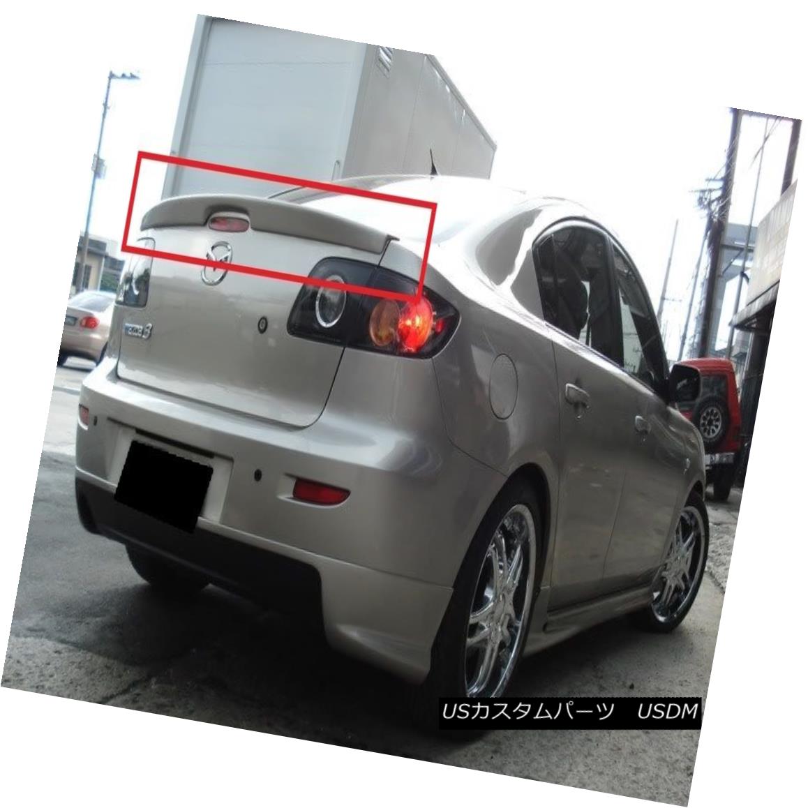 エアロパーツ MAZDA 3 SALOON / SEDAN REAR BOOT / TRUNK SPOILER NEW MAZDA 3 SALOON / SEDANリア・ブーツ/トランク・スポイラーNEW 【並行輸入品】 60,561円