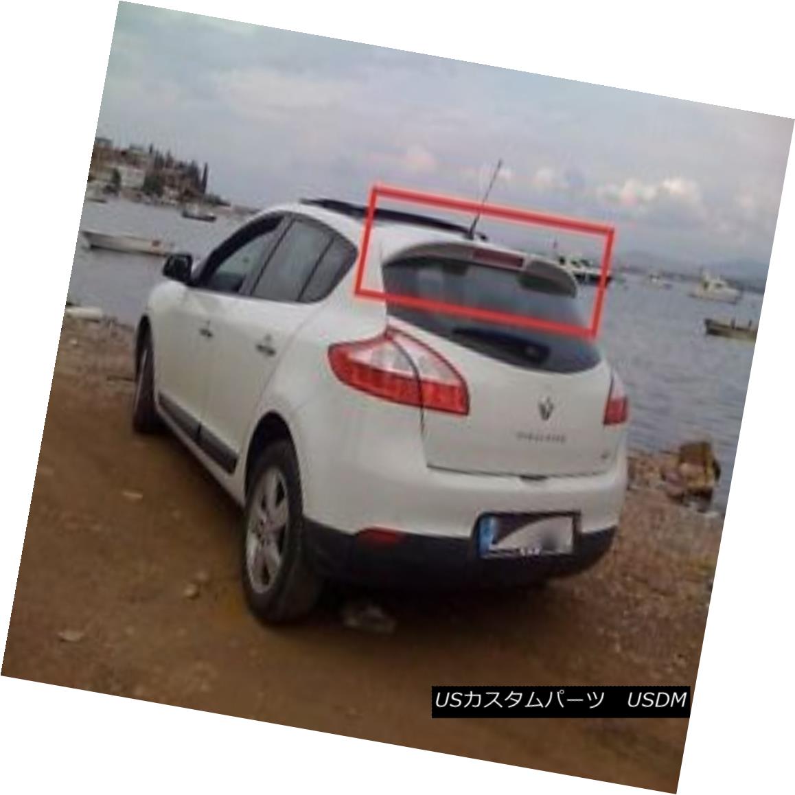 エアロパーツ RENAULT MEGANE 3 MK3 5D 5 DOORS REAR ROOF SPOILER NEW RENAULT MEGANE 3 MK3 5D 5 DOORSリアルーフスポイラーNEW 【並行輸入品】