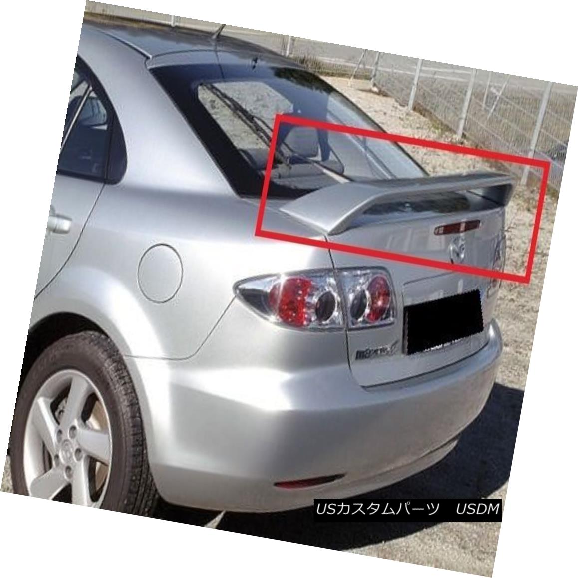 エアロパーツ MAZDA 6 MK1 HB 5D HATCHBACK REAR BOOT SPOILER NEW MAZDA 6 MK1 HB 5Dハッチバックリア・ブーツ・スポイラー 【並行輸入品】