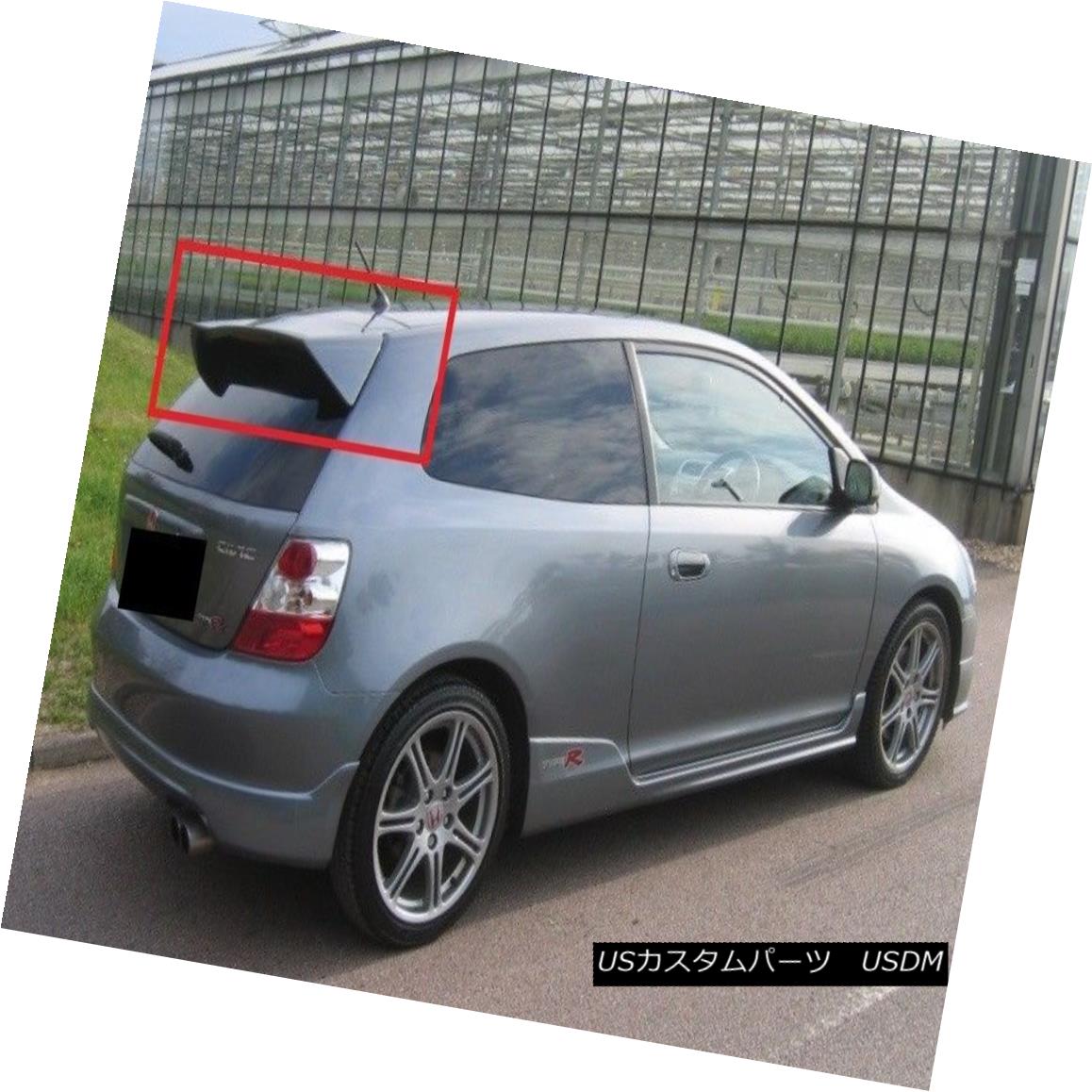 エアロパーツ HONDA CIVIC TYPE R LOOK 2001 - 2005 ROOF SPOILER NEW !!! HONDA CIVIC TYPE R ROOK 2001 - 2005ルーフスポイラーNEW !!! 【並行輸入品】