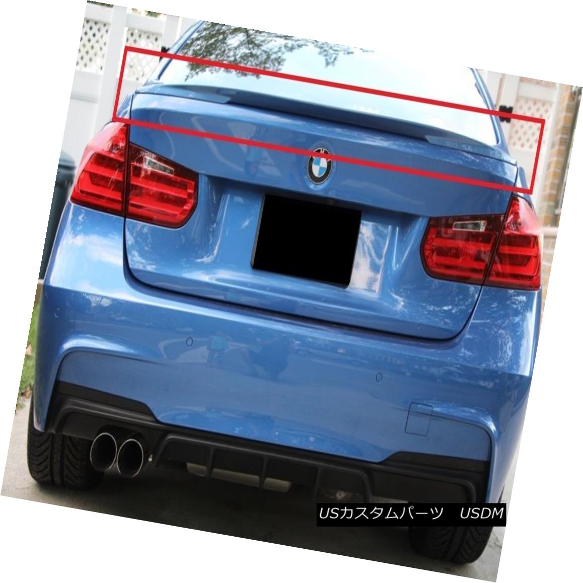 エアロパーツ BMW 3 SERIES F30 REAR BOOT TRUNK LIP SPOILER PERFORMANCE LOOK BMW 3シリーズF30リア・ブーツ・トランク・リップ・スポイラー・パフォーマンス・ルック 【並行輸入品】