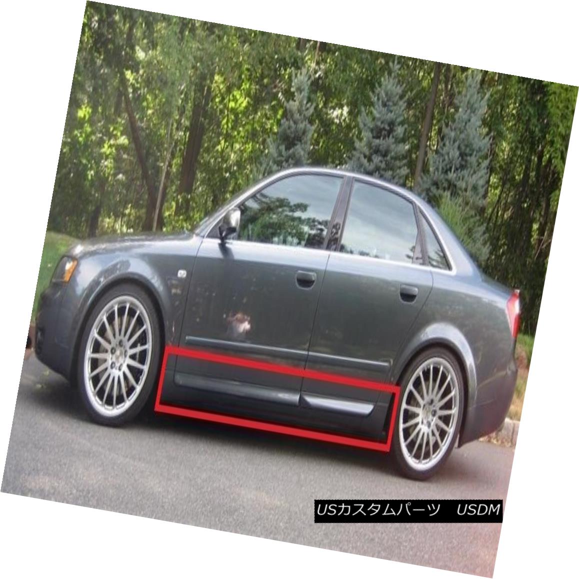 エアロパーツ AUDI A4 B6 B7 S4 LOOK SIDE BLADES / DOOR BLADES / DOOR BAR NEW AUDI A4 B6 B7 S4サイドブロック/ドアブレード/ドアバーを直す 【並行輸入品】