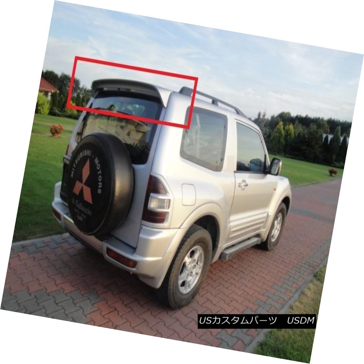 エアロパーツ MITSUBISHI PAJERO / SHOGUN REAR ROOF SPOILER NEWW 三菱パジェロ/銃声偵察隊スポイラーニュース 【並行輸入品】