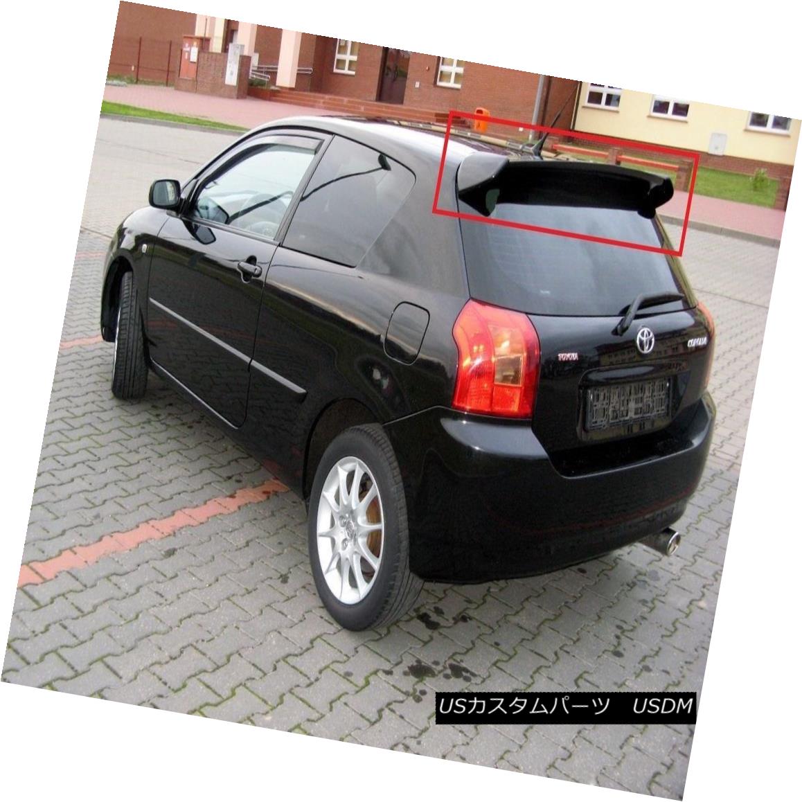 エアロパーツ TOYOTA COROLLA 2002-2007 E12 SPORT REAR ROOF SPOILER NEW TOYOTA COROLLA 2002-2007 E12スポーツリヤルーフスポイラーNEW 【並行輸入品】