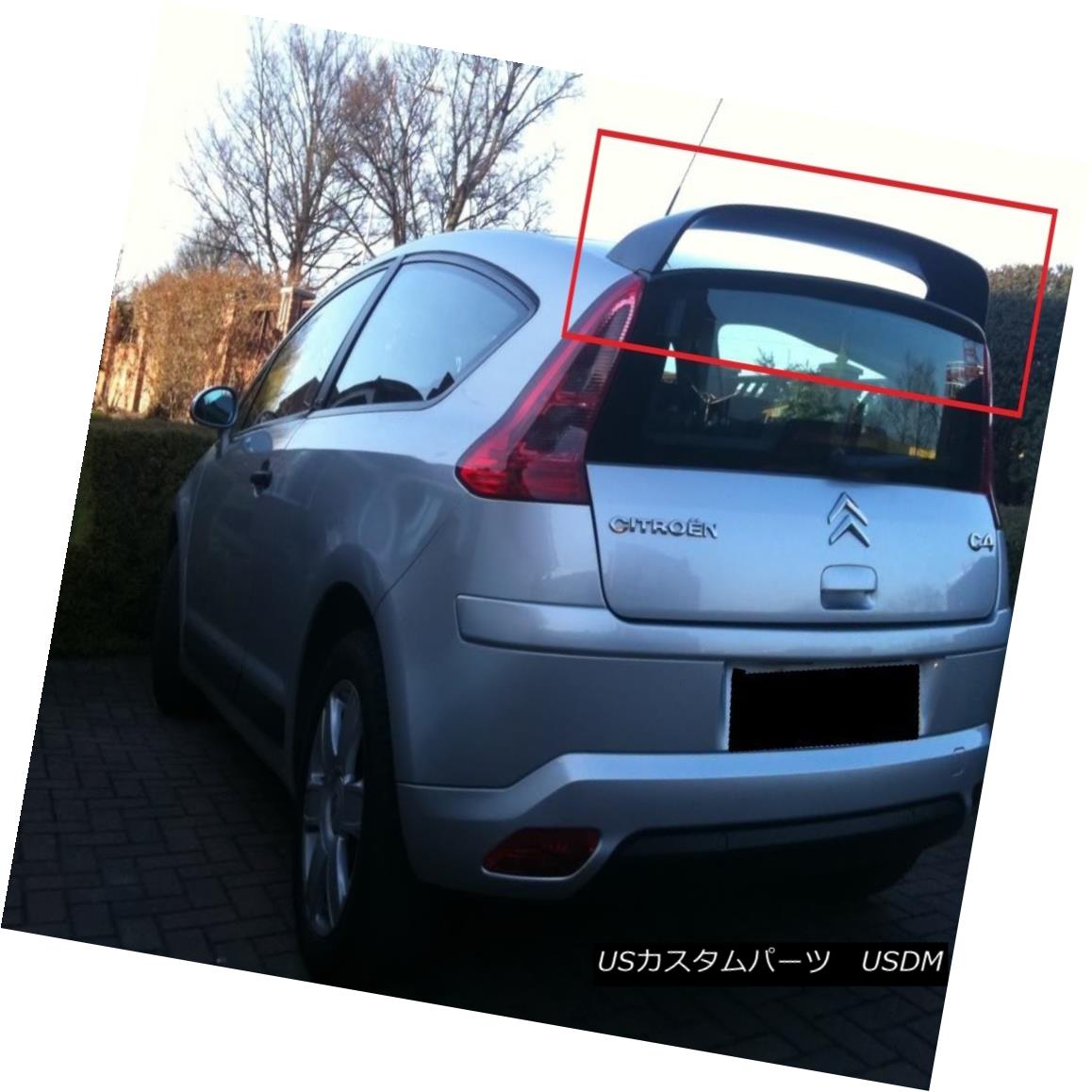 エアロパーツ CITROEN C4 COUPE 3D 3 DOORS REAR ROOF SPOILER NEW 2004 - 2010 CITROEN C4 COUPE 3D 3 DOORSリアルーフスポイラーNEW 2004 - 2010 【並行輸入品】 62,315円