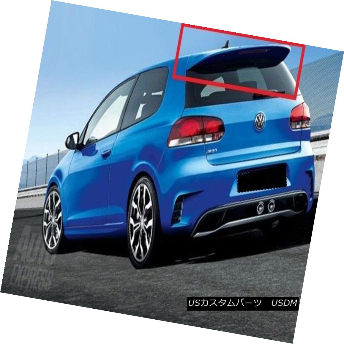 エアロパーツ VW VOLKSWAGEN GOLF 6 MK6 2008-2012 REAR ROOF SPOILER NEW VWフォルクスワーゲンゴルフ6 MK6 2008-2012リアルーポスポイラー 【並行輸入品】
