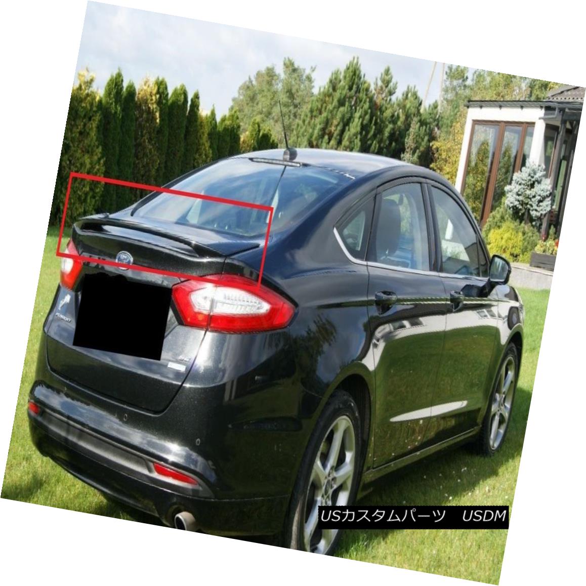 エアロパーツ FORD MONDEO 5 MK5 SALOON / SEDAN FROM 2014 REAR BOOT / TRUNK SPOILER NEW FUSION フォードモンデオ5 MK5サルーン/セダン、2014リアブーツ/トランクスポイラーNEW FUSION 【並行輸入品】