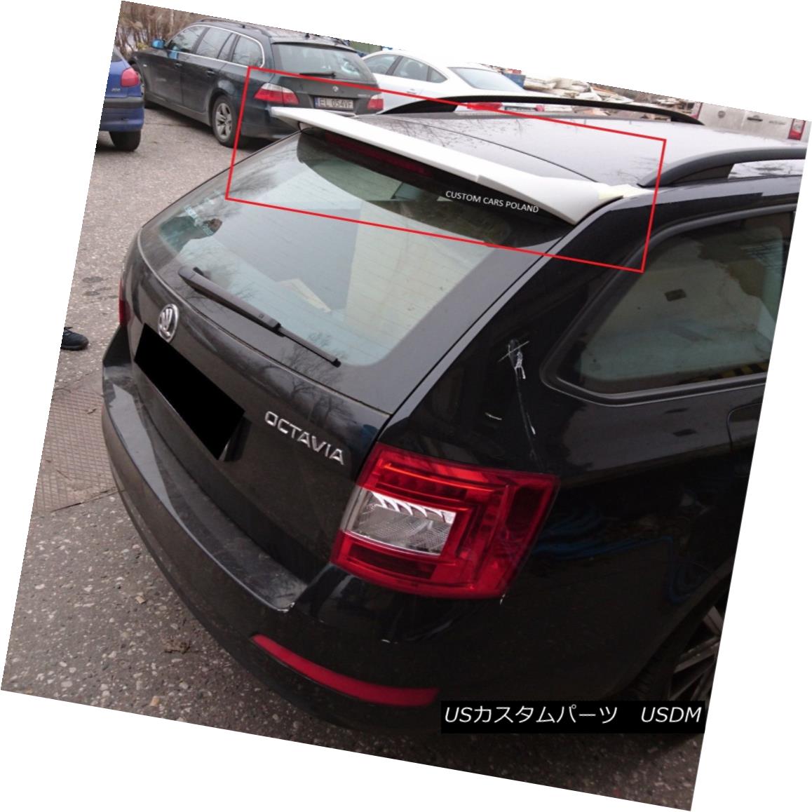 エアロパーツ SKODA OCTAVIA III 3 MK3 AVANT / ESTATE REAR ROOF SPOILER NEW KOMBI SKODA OCTAVIA III 3 MK3 AVANT / ESTATEリアルーフスポイラーNEW KOMBI 【並行輸入品】
