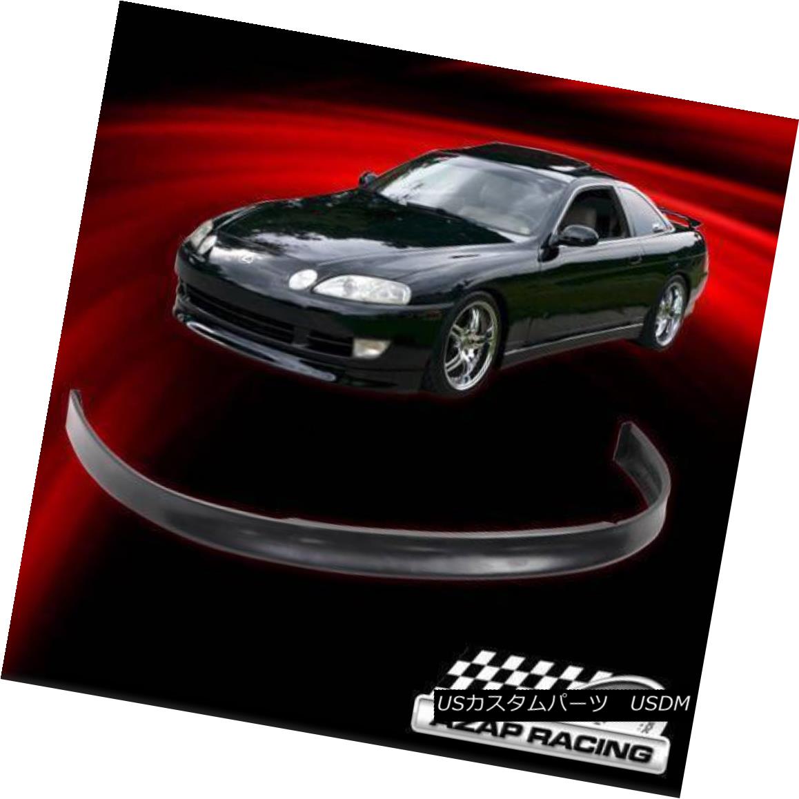 エアロパーツ 92-96 Poly Urethane Wise Style Front Bumper Lip Spoiler Fits Lexus SC300 SC400 92-96ポリウレタンワイズスタイルのフロントバンパーリップスポイラーはLexus SC300 SC400に適合 【並行輸入品】