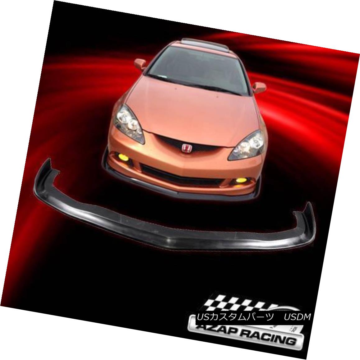 エアロパーツ 2005 06 CS Style Poly Urethane Front Bumper Lip Spoiler Fits Acura RSX Coupe 2Dr 2005 06 CSスタイルポリウレタンフロントバンパーリップスポイラーはAcura RSXクーペ2Drに適合 【並行輸入品】