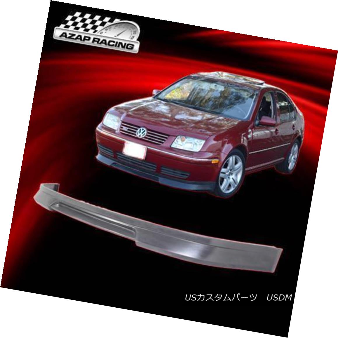 エアロパーツ 1999-2004 Type-B Poly Urethane Front Bumper Lip Fits Volkswagen VW Jetta 1999-2004タイプBポリウレタンフロントバンパーリップフィットフォルクスワーゲンVWジェッタ 【並行輸入品】｜カスタムパーツ WORLD倉庫