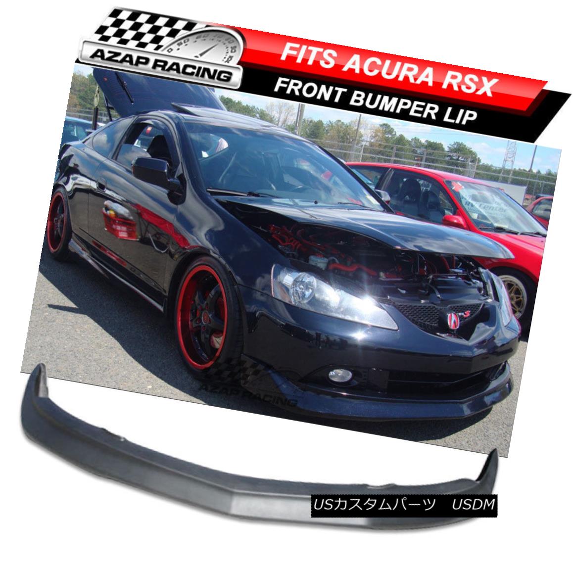 エアロパーツ 2005-2006 MUG Style Front Bumper Lip Poly Urethane Spoiler Fits Acura RSX 2005-2006 MUGスタイルフロントバンパーリップポリウレタンスポイラーはAcura RSXに適合 【並行輸入品】
