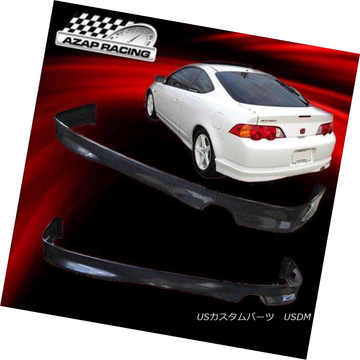 エアロパーツ 02-04 Type R T-R Style PU Rear Bumper Lip Spoiler Bodykit Fit Acura RSX Cope 2Dr 02-04タイプR T-RスタイルPUリアバンパーリップスポイラーボディキットフィットアキュラRSX Cope 2Dr 【並行輸入品】｜カスタムパーツ WORLD倉庫