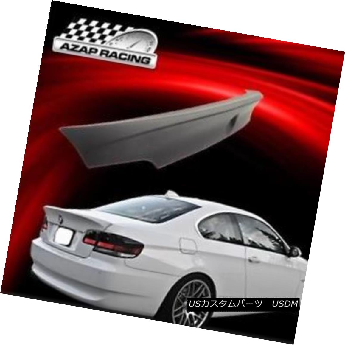 エアロパーツ 07-13 Painted Matte Black ABS CSL Style Rear Trunk Spoiler Wing Fits BMW E92 2DR 07-13塗装マットブラックABS CSLスタイルリアトランクスポイラーウイングはBMW E92 2DRに適合 【並行輸入品】