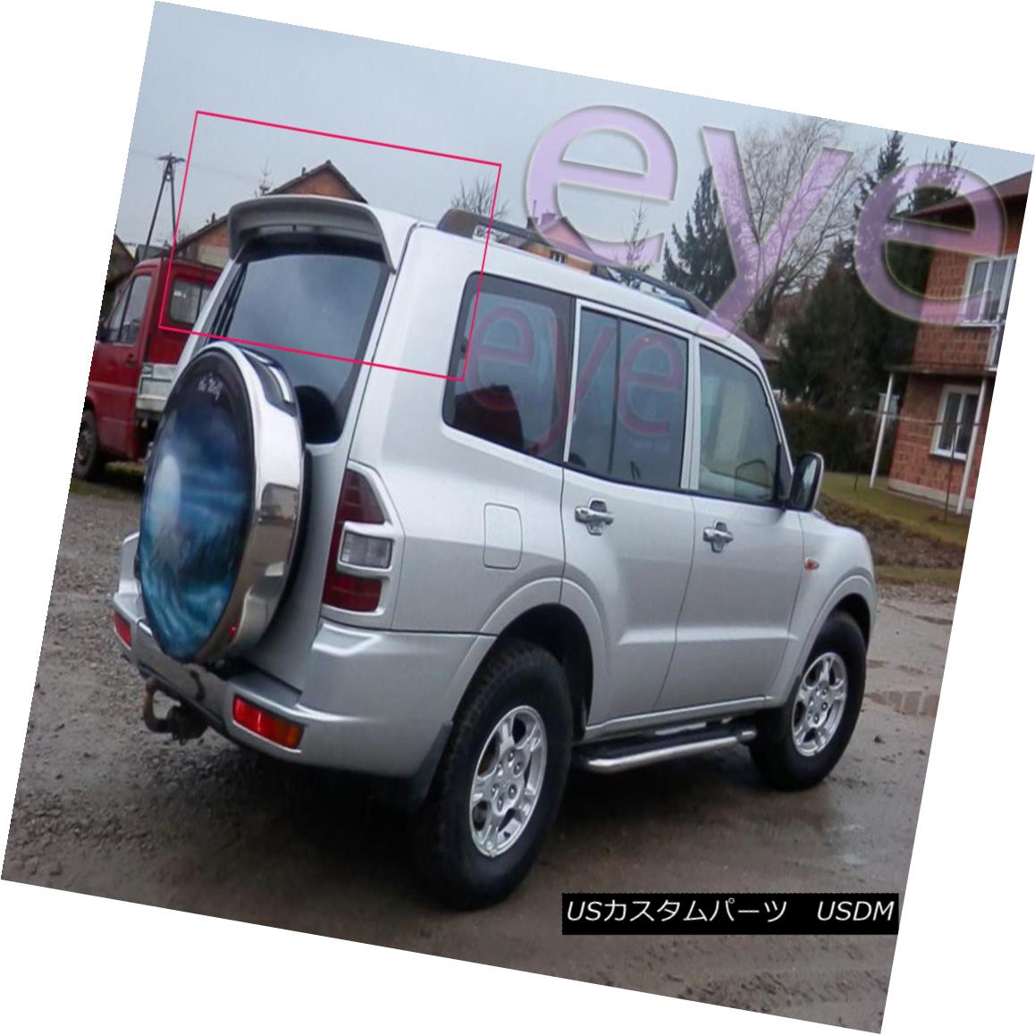 エアロパーツ MITSUBISHI PAJERO SHOGUN REAR ROOF SPOILER 三菱パジェロ後期ルーフィングスポイラー 【並行輸入品】