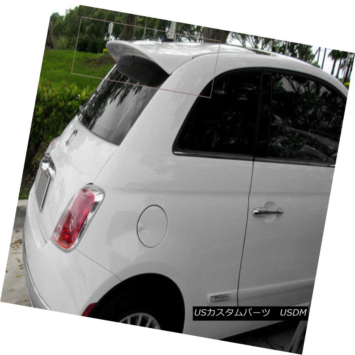 エアロパーツ FIAT 500 (from 2007) ABARTH LOOK REAR ROOF /TRUNK / SPOILER FIAT 500（2007年より）ABARTH LOOK REAR ROOF / TRUNK / SPOILER 【並行輸入品】