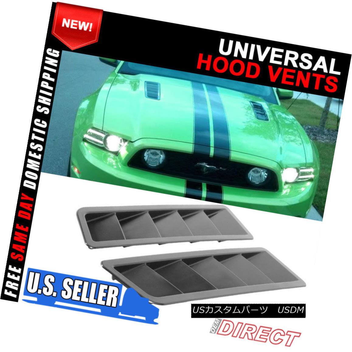 エアロパーツ For Universal Hood Vent Vents Louver Trim 17 Inch X5 Inch ユニバーサルフードベントベントルーバートリム17インチX5インチ 【並行輸入品】