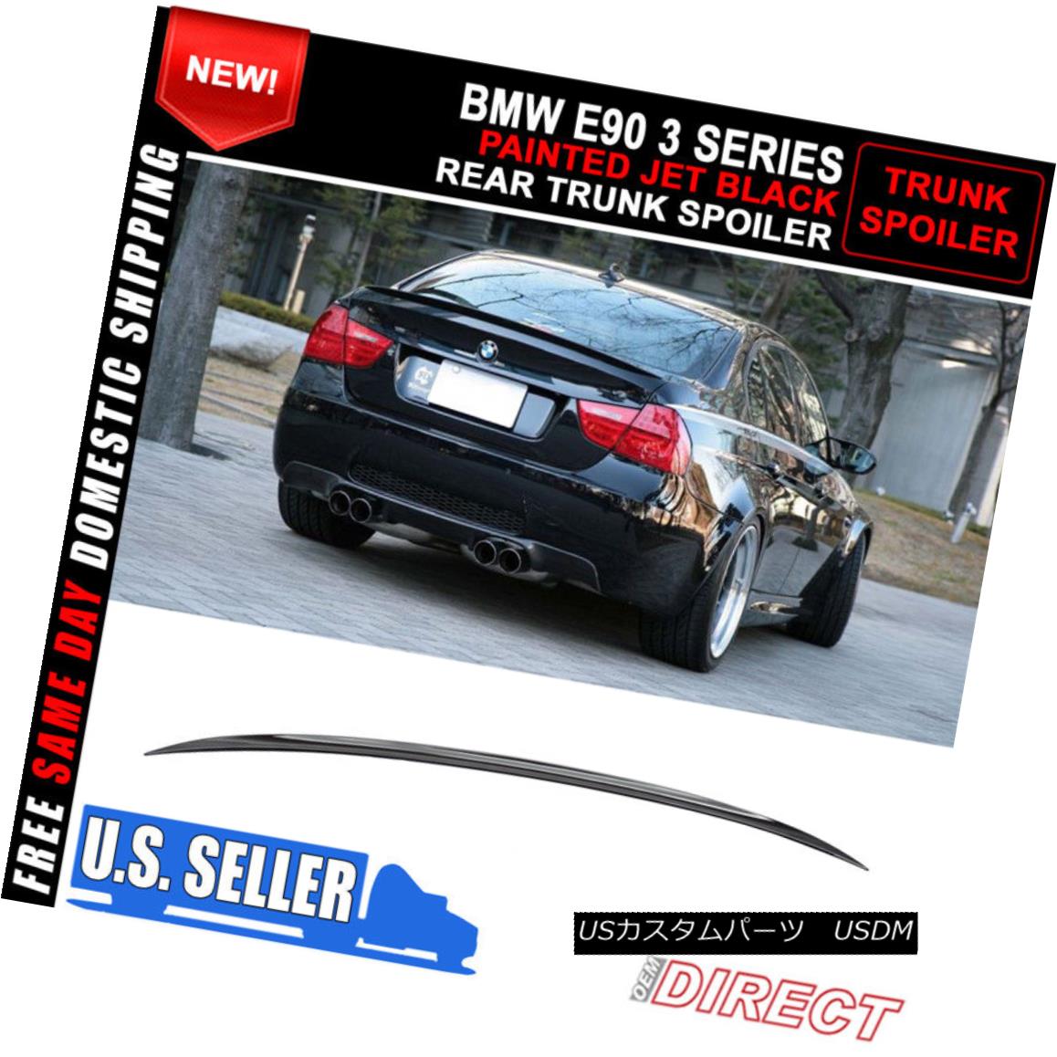 エアロパーツ 06-11 BMW 3-Series E90 M3 Style #668 Painted ABS PlaSTIc Trunk Spoiler 06-11 BMW 3シリーズE90 M3スタイル＃668塗装ABS PlaSTIcトランク・スポイラー 【並行輸入品】
