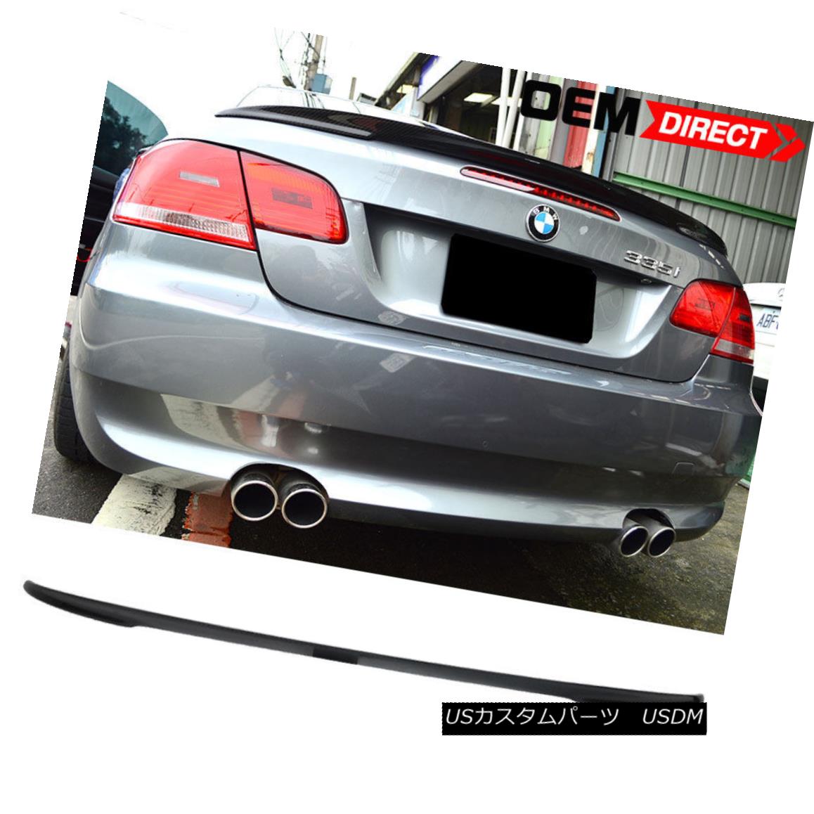 エアロパーツ 08-13 BMW 3-Series E93 Convertible D Style Rear Trunk Spoiler Carbon Fiber 08-13 BMW 3シリーズE93コンバーチブルDスタイルリアトランクスポイラーカーボンファイバー 【並行輸入品】 75,444円