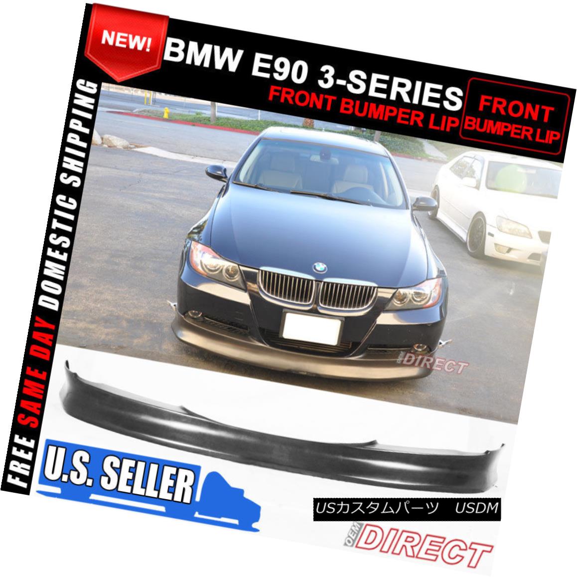 エアロパーツ For 05-08 BMW E90 3 Series Ikon Style Front Bumper Lip Spoiler 05-08 BMW E90 3シリーズIkonスタイルフロントバンパーリップスポイラー 【並行輸入品】 69,333円