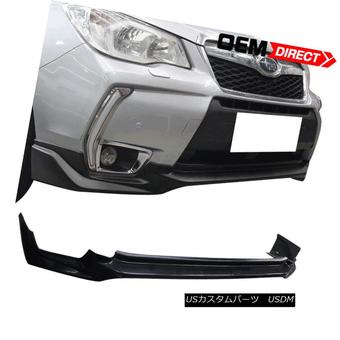 エアロ一部 For 14 18 Subaru Forester Xt Premium Touring Oe Style Abs Front Lip 14 18スバルフォレスターxt下付金ツーリングoe体格abs前面唇 Vintageworksbikes Com