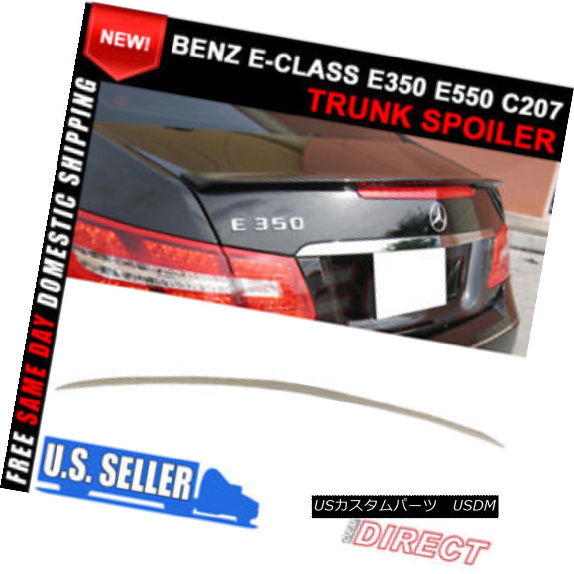 エアロパーツ 10-17 Benz E-Class C207 W207 Coupe 2Dr Sport Style Trunk Spoiler - ABS 10-17ベンツEクラスC207 W207クーペ2Drスポーツスタイルトランクスポイラー - ABS 【並行輸入品】