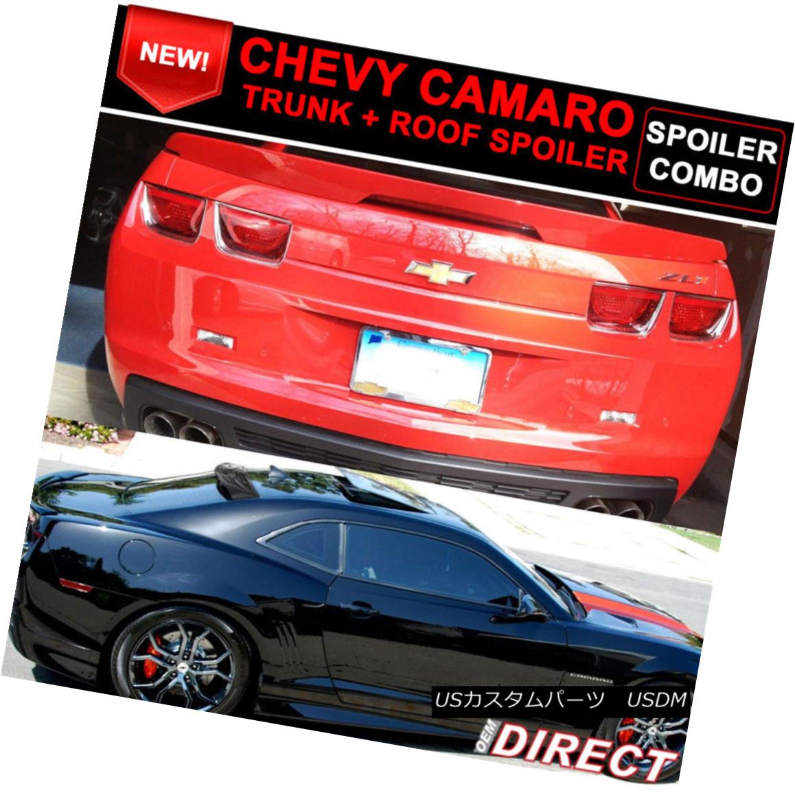 エアロパーツ For Chevy Camaro ZL1 Style ABS Roof + Trunk Spoiler Painted Victory Red Wa9260 シボレーカマロZL1スタイルのABS屋根+トランクスポイラーのためのペイントビクトリーレッドWa9260 【並行輸入品】 80,707円