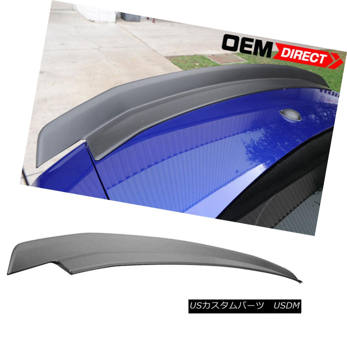 エアロパーツ 10-14 Ford Mustang Trunk Spoiler Painted Matte Black 10-14フォードマスタングトランクスポイラー塗装マットブラック 【並行輸入品】