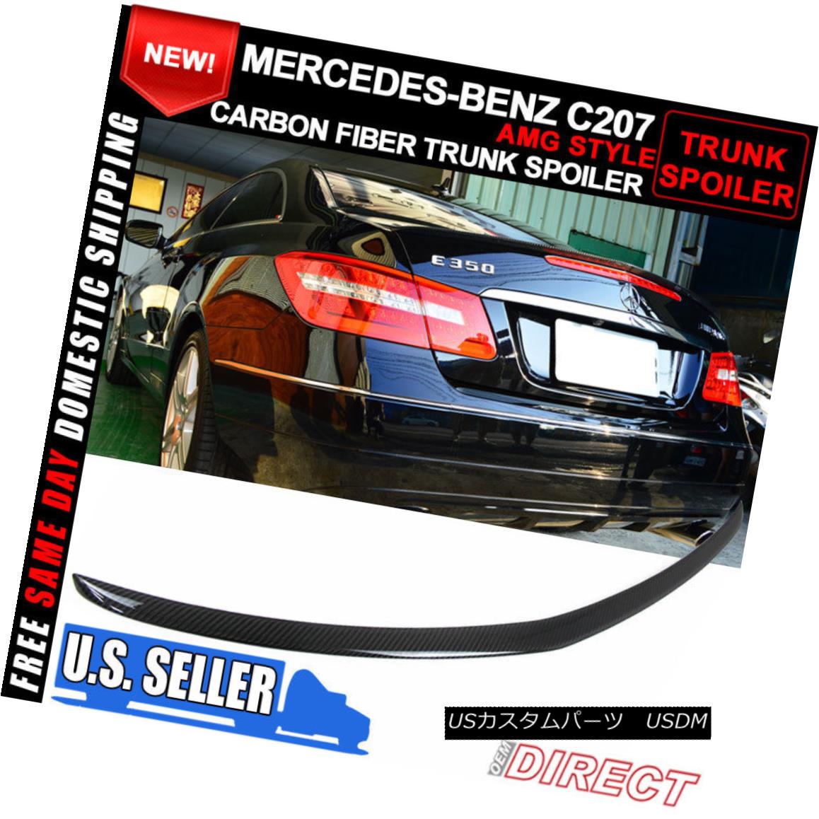 エアロパーツ 10-17 W207 C207 E-Class 2Dr 2Door Coupe CF Carbon Fiber AMG Style Trunk Spoiler 10-17 W207 C207 Eクラス2Dr 2DアウタークーペCFカーボンファイバーAMGスタイルトランクスポイラー 【並行輸入品】 72,842円