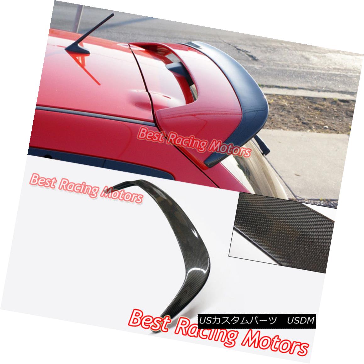 エアロパーツ MS Style Add On Roof Spoiler Wing (Carbon) Fits 07-09 MazdaSpeed 3 MS Style Add Roof Spoilerウィング（カーボン）Fits 07-09 MazdaSpeed 3 【並行輸入品】