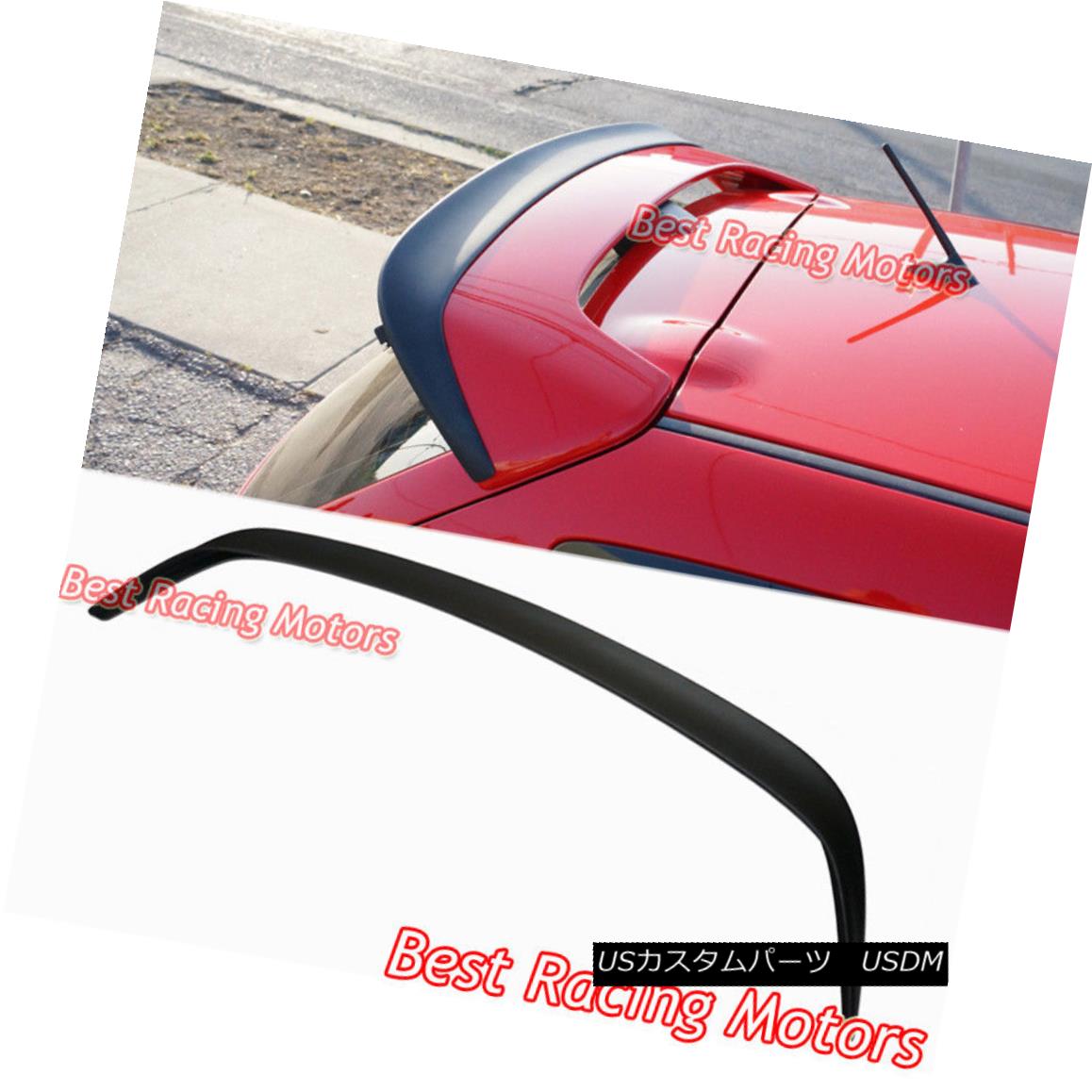 エアロパーツ MS Style Add On Roof Spoiler Wing (FRP) Fits 07-09 MazdaSpeed 3 MS Style Add Roof Spoiler Wing（FRP）のフィット07-09 MazdaSpeed 3 【並行輸入品】