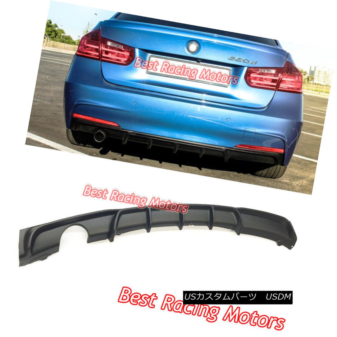 車用品 バイク用品 F31 車用品 F30 外装 エアロパーツ パーツ Performance Rear 車用品 リアスポイラー エアロパーツ Style Diffuser Fits 12 18 Bmw F30 F31 3 Series 4dr 318i 3i パフォーマンススタイルリアディフューザー12 18 Bmw F30 F31 3シリーズ