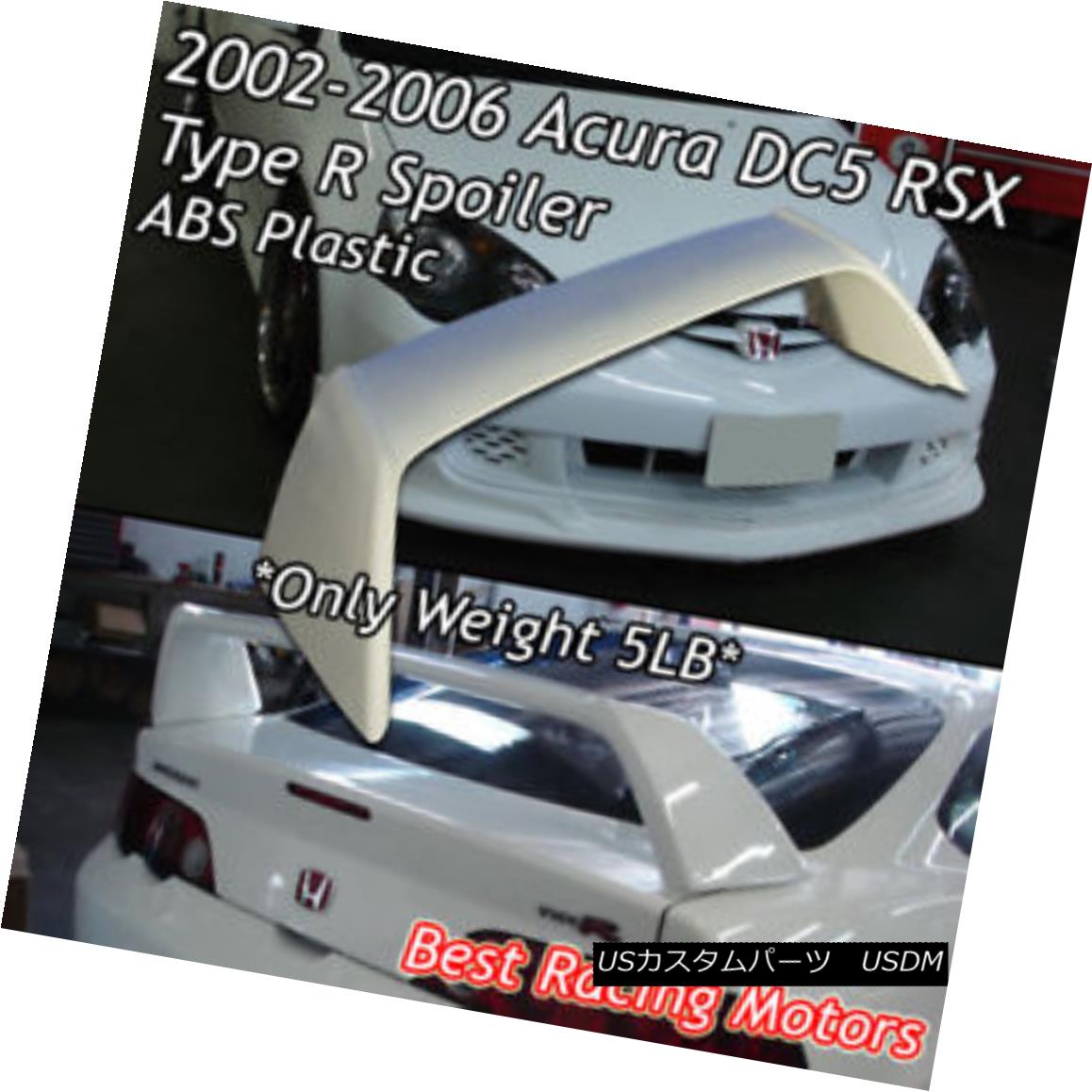 エアロパーツ TR Style Rear Trunk Spoiler Wing (ABS) Fits 02-06 Acura RSX TRスタイルリアトランクスポイラーウィング（ABS）フィット02-06アキュラRSX 【並行輸入品】
