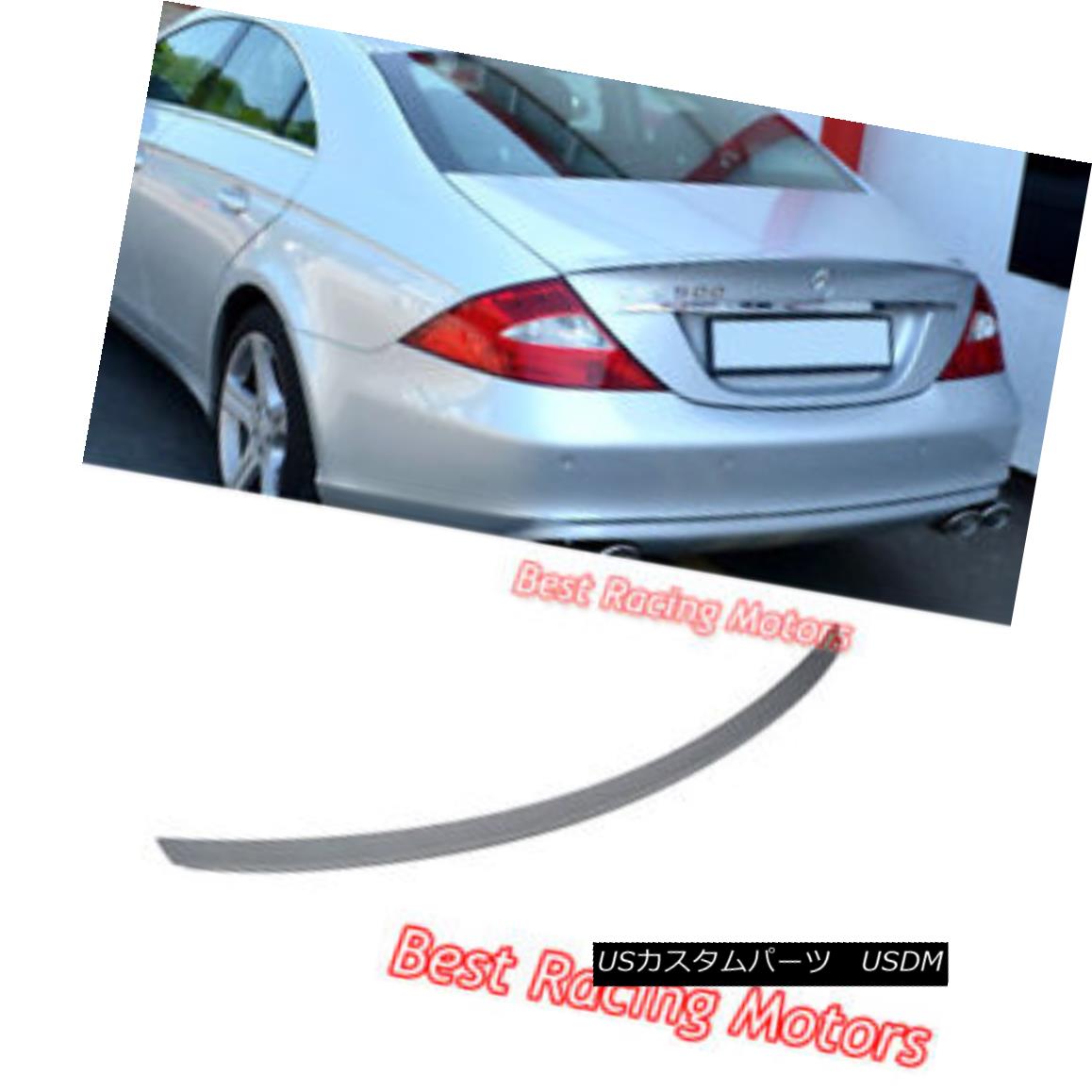 エアロパーツ A Style Trunk Spoiler (ABS) Fits 05-10 Mercedes-Benz W219 CLS-Class 4dr スタイル・トランク・スポイラー（ABS）05-10 Mercedes-Benz W219 CLSクラス4dr 【並行輸入品】