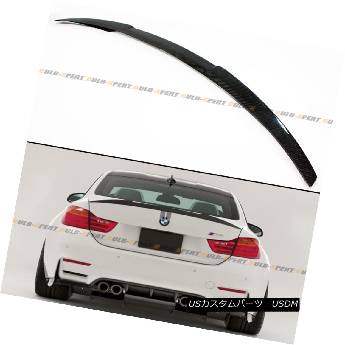 エアロパーツ FOR 2015-2018 BMW F82 M4 V PERFORMANCE STYLE CARBON FIBER TRUNK LID SPOILER WING 2015-2018 BMW F82 M4 Vパフォーマンススタイルカーボンファイバートランクリッドスポイラーウイング 【並行輸入品】｜カスタムパーツ WORLD倉庫